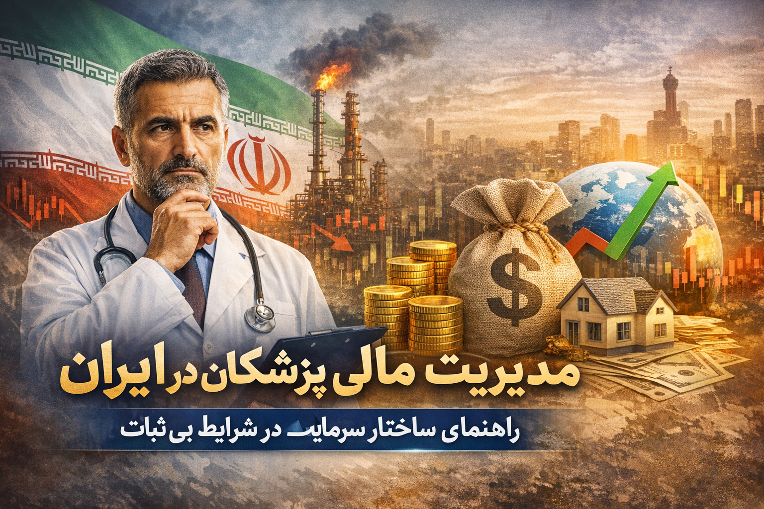 مدیریت مالی پزشکان در ایران | راهنمای جامع ساختار سرمایه در شرایط بی‌ثبات